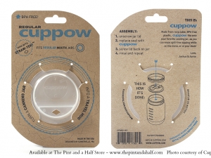 Original Cuppow Regular with Straw-Tek in packaging